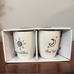 Rise & Shine & Sleep Tight Ceramic Mug Set